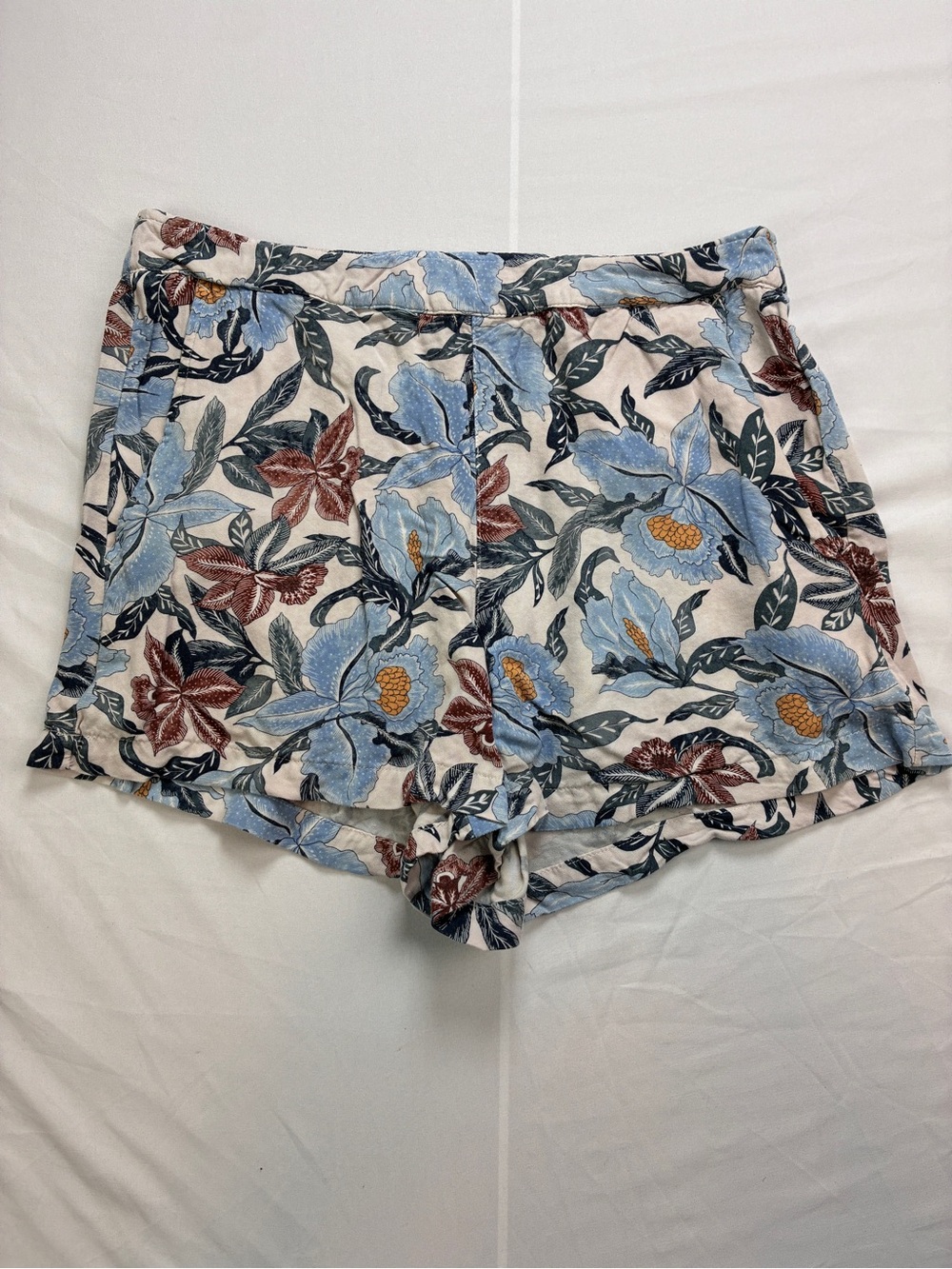 Old Navy Blue Floral Shorts